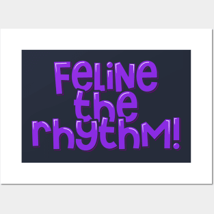 Cat Hip Hop Feline the Rhythm Posters and Art